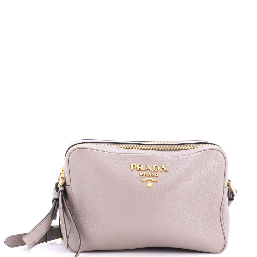 Prada Double Zip Camera Bag Vitello #240262P15B
